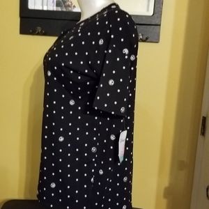 Lularoe black with polka dots